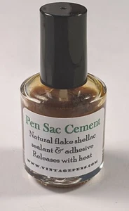 Sac cement for pen repair, traditional natural flake shellac formula - Picture 1 of 2