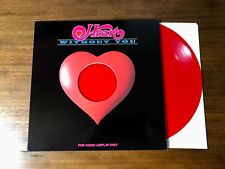 HEART  ~ WITHOUT YOU~ RED COLORED VINYL RADIO AIRPLAY RECORD ~ 1978