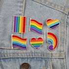 10 Pcs Stolz-Flagge-Pin -Pride-Brosche Regenbogen-Brosche