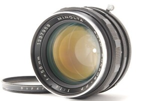 [ EXC+5 ] Minolta AUTO ROKKOR-PF 58mm F1.4 MC Mount MF Standard Lens From JAPAN