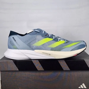 Size 8 - adidas Adizero Adios 8 - Wonder Blue / Lucid Lemon - Mens - H03615 - Picture 1 of 8