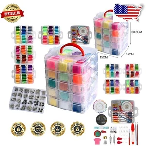 All-in-One Embroidery Floss Set with Charms and Essential Craft Kit Accessories - Picture 1 of 9