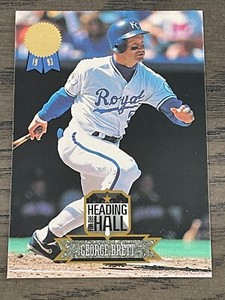 1993 Leaf Heading for the Hall George Brett #7 Kansas City Royals 