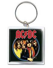 AC/DC Keyring Keychain Highway to Bright Tape Logo Nue Official Size One