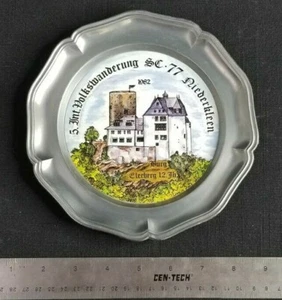 Vintage Rolf Tremmel 7 Stuttgart 40 Pewter Plate - Picture 1 of 7
