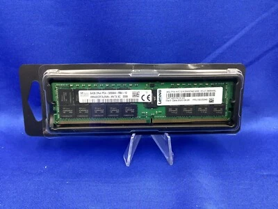 02JG340 LENOVO 64GB (1X64GB) 2RX4 PC4-3200AA RDIMM MEMORY 4ZC7A15124 - Image 1 of 4
