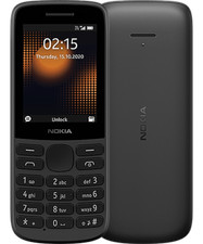 Nokia 215 4G - Dual Sim Mobile Phone / Black / Unlocked to All UK Networks