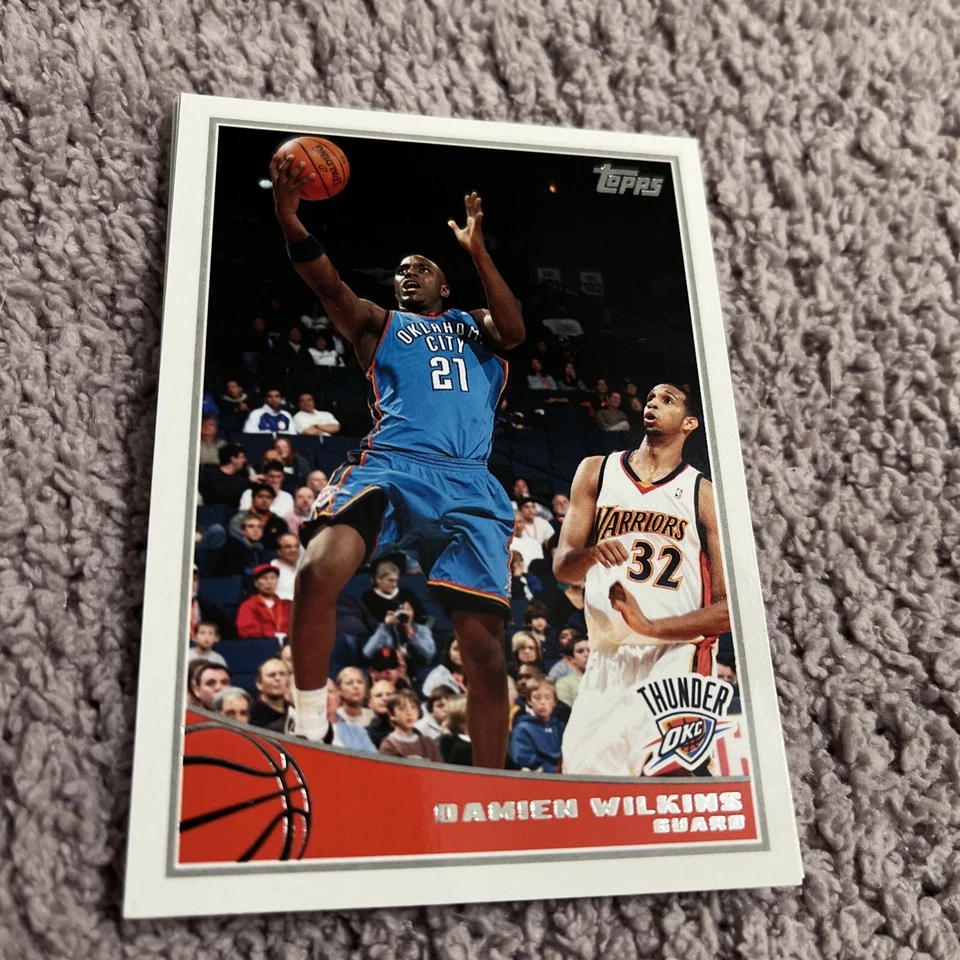 2009-10 Topps #215 Damien Wilkins Basketball Card Oklahoma Thunder - Image 1 of 1