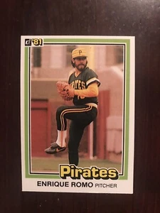 1981 Donruss #255 - Enrique Romo - Pittsburgh Pirates - Picture 1 of 2