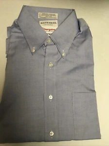 Vintage Hathaway Classic Men's Dress Shirt Long Sleeve NEW (Choose Size) - Picture 1 of 3