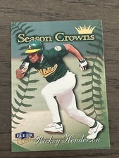 1999 Fleer Ultra Season Crowns SP Rickey Henderson #223 Oakland Athletics 