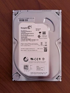 Hard Disk HDD Seagate Barracuda 500 GB 3,5" 7200 rpm SATA 3 PC fisso desktop - Foto 1 di 4