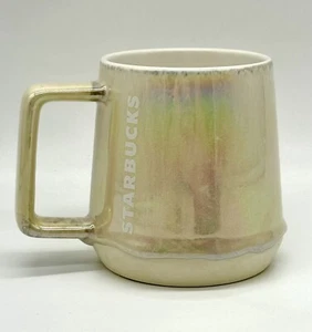 Taza Starbucks Iridiscent Unicorn Pearl pintura por goteo arco iris crema 2019 12 oz - Imagen 1 de 6