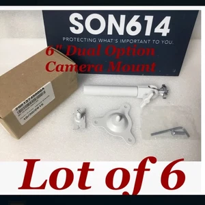 Lot of 6 Universal CCTV Camera Brackets Wall / Ceiling / T-Rail Up To 25Lbs NEW! - Picture 1 of 17