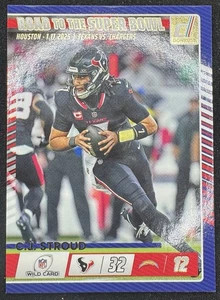 2025 Donruss Road To The Super Bowl CJ Stroud #1 Houston Texans - Bild 1 von 2
