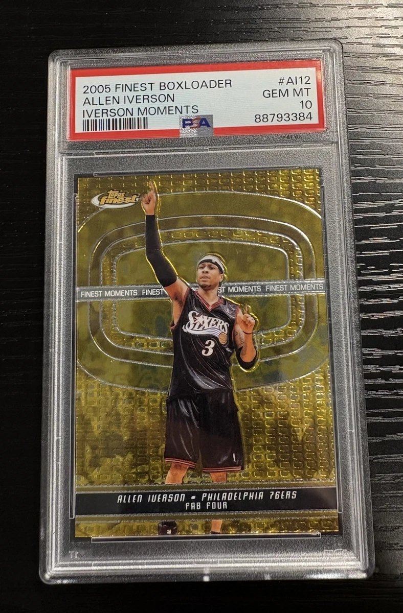 Allen Iverson 10 Graded Basketball Trading Cards & Accessories for