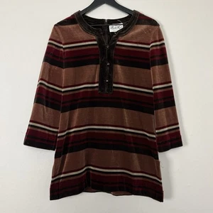 Vintage 70’s Butte Knit Velour Dress - Picture 1 of 9