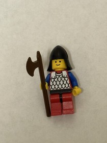 LEGO Castle Black Knight Scale Mail Axe Shield cas164 1891 1888 Minifigure