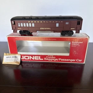 Lionel 6-9510 O Gauge Pennsylvania Mail Combo Baggage/Passenger Car. New Old Stk - Picture 1 of 7