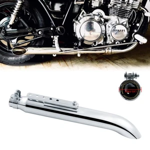 For Yamaha XJ650 XJ750 XJ900 20'' Motorcycle Slip-On Exhaust Pipe Muffler Silver - Picture 1 of 13