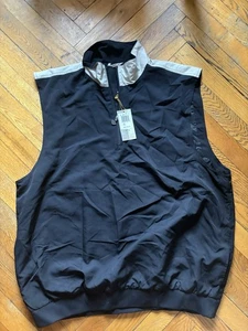 Callaway Golf Vest Weather Series 1/4 Zip Black/Grey Pullover XXL Polyester - Picture 1 of 5