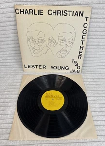 Charlie Christian & Lester Young Together 1940 JA-6 LP Jazz Album - Picture 1 of 20