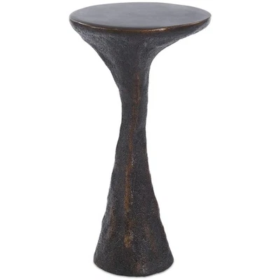 Uttermost 50188 Milan 22 X 11.75 inch Bronze Outdoor Drink Table - Image 1 of 4