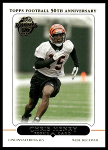 2005 Topps #400 Chris Henry RC Cincinnati Bengals NM+ - Picture 1 of 2