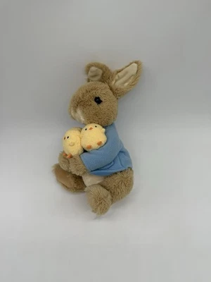 GUND Beatrix Potter Peter Rabbit Holding Chicks Plush Stuffed Animal 10" - Image 1 of 4