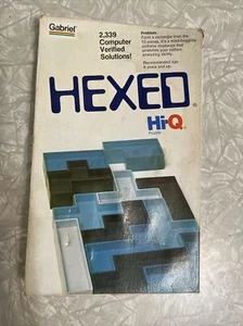 Hexed Hi-Q Gabriel Industries Puzzle Game 2339 Verified Solutions 1977 Vtg. - Picture 1 of 4