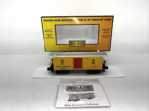 MTH RailKing 30-77239  Great American Circus 19th c Woodsided Caboose #36 New O - Picture 1 of 13