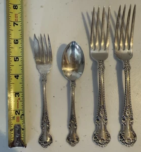 Sterling Silver Flatware 4 pieces Cambridge by Gorham - Picture 1 of 6