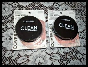 NEW Cover Girl Clean Invisible Fragrance Oil Free Pressed Powder #135 #150 - Picture 1 of 7