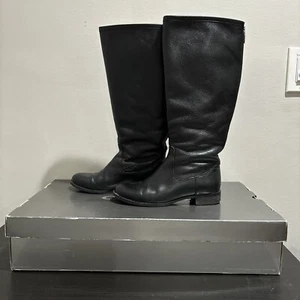 La Canadienne Sarit Black Leather Waterproof Women Knee High Boots US 7M 5446002 - Picture 1 of 17