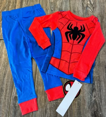 Nuevo con etiquetas Niños Increíble Spider-Man Lindo conjunto de pijama de dos piezas talla 3T Foto 1 de 3