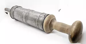 Blech Metall Vintage Ende 1800’er Jahre mit Holzkolben Wurstfüller - Bild 1 von 4