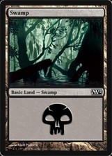 4x Swamp (241) MTG Magic 2012 (M12) NM Magic Regular