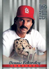 1997 Studio #74 Dennis Eckersley St. Louis Cardinals HOF