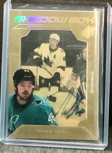 2020-21 UD SPx Tomas Hertl Shadow Box Auto Parallel 105/125 SBA-TH