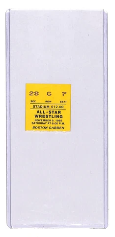 WWF RANDY SAVAGE all american PRIMETIME WRESTLING TV Taping ticket stub Nov 1985 Cover