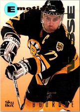 1995 SkyBox E-Motion Ray Bourque #6 Boston Bruins