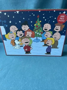 Charlie Brown Snoopy Peanuts Weihnachten Puzzle 1000 Teile 51 cm 69 cm vollständig - Bild 1 von 9