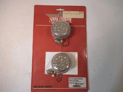 PIEZAS BICI GRANDES SUZUKI BOULEVARD SHOW CROMADAS INTERMITENTES LED TRASEROS 10-1801 jh Foto 1 de 4