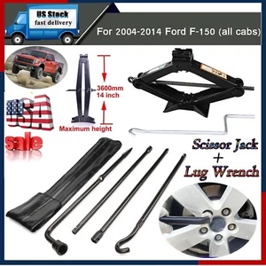 For 2003 2010 2014 Ford F-150 Spare Tire Tool & 2T Scissor Jack Repairment Kit - Picture 1 of 12
