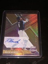 Rece Hinds Auto🔥2019 Elite Extra Aspirations 027/100 Rookie Auto Card🔥Reda