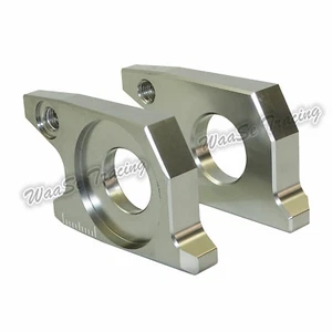 Rear Axle Blocks Chain Adjusters Gray For SUZUKI GSXR600 GSXR750 K6 GSXR1000 K5 - Picture 1 of 7