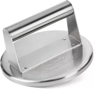 HULISEN Stainless Steel Smashed Burger Press 6 Inch Round Burger Smasher Grid... - Picture 1 of 3