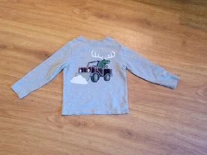 Baby Gap Gray LS Shirt Truck Boys Size 6 - Picture 1 of 1