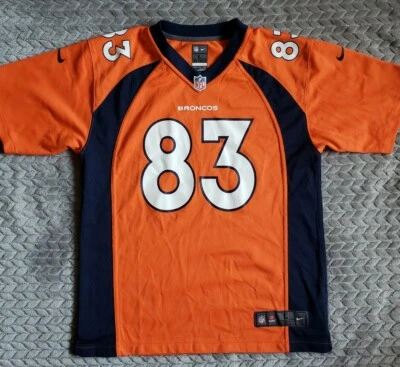 Nike On Field NFL Denver Broncos Wes Welker Juvenil Talla Grande Hogar Naranja #83 😊 Foto 1 de 4