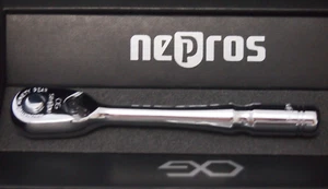 KTC KYOTO Tool Nepros 6.3sq. 90 Gear Ratchet Handle 1/4" NBR290 - Picture 1 of 11